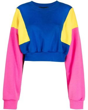 DSquared² ディースクエアード カラーブロック スウェットシャツ - ブルー