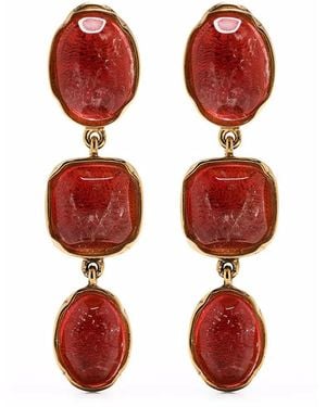 Goossens Cabochons Ohrclips - Rot