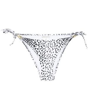 Heidi Klein Bragas De Bikini Con Animal Print - Blanco