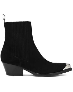 Sartore Metal-Toe-Cap Chelsea Boots - Black