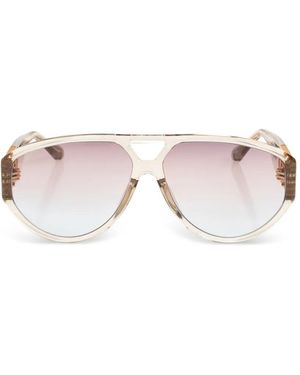 Linda Farrow Portia Sunglasses - Pink
