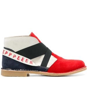 Henrik Vibskov Sleeperz Ankle Boots - Red