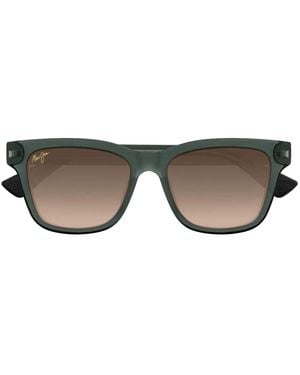 Maui Jim Hano Hano Square-Frame Sunglasses - Green