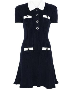 Self-Portrait Mini Dress - Blue