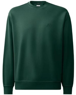 C.P. Company Logo-Embroidered Sweatshirt - Green