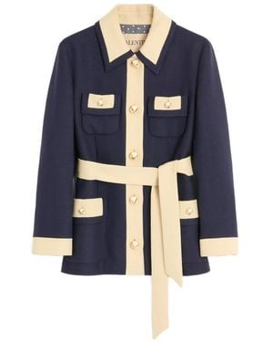 Valentino Garavani Caban Jacket - Blue