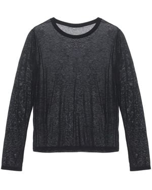 Baserange Long-Sleeve Lyocell T-Shirt - Black