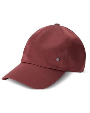 Maison Michel Tiger Logo-Detail Baseball Cap - Red