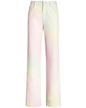 Genny Drill cotton trousers - Blanco
