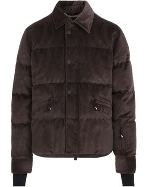 Moncler Ribfluwelen Donsjas - Zwart