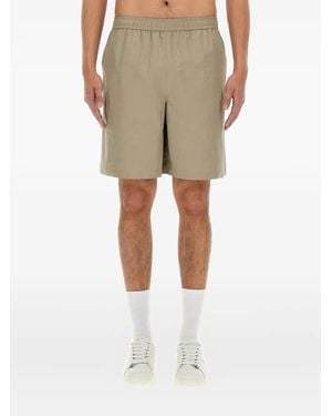 Fred Perry Short En Coton À Taille Élastique - Neutre