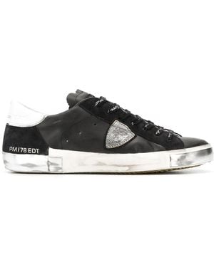 Philippe Model Sneakers Im Used-Look - Schwarz