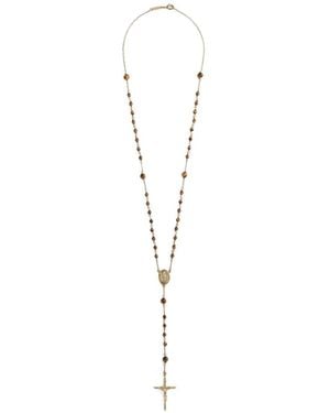 Dolce & Gabbana Collier Oversize - Blanc