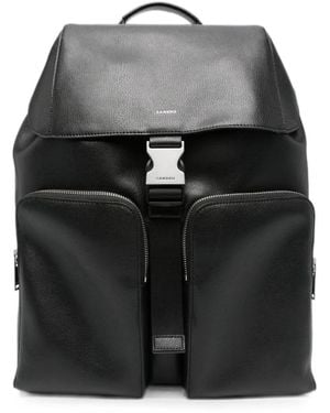 Sandro Rucksack Mit Schnallenverschluss - Schwarz