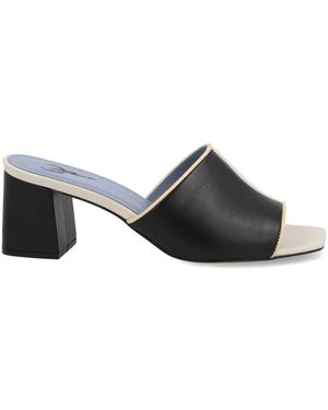 Blue Bird Shoes Mules Fragments 70Mm - Nero