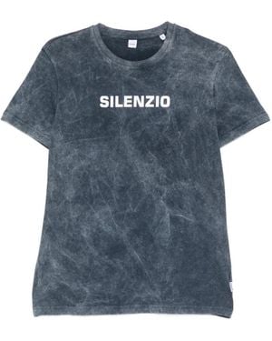 Aspesi Acid-Wash Cotton T-Shirt - Blue