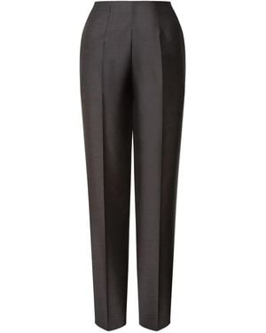 Alberta Ferretti Hose Mit Bügelfalten - Schwarz