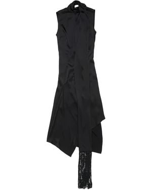 Acne Studios Stretch Twill Minidress - Black