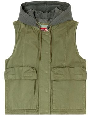 ベスト・ジレ DIESEL G-BARYT VEST レディース DIESEL ベスト、ジレ | オンラインセールは最大40