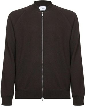 D4.0 Raglan-Sleeves Cardigan - Black