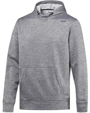 Reebok Logo-Embroidery Hoodie - Grey