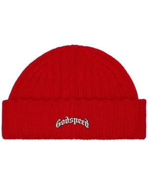 Godspeed Og Logo Beanie Hat - Red