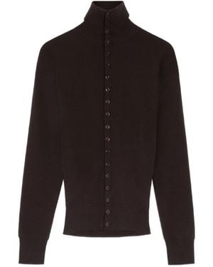 Lemaire Vest Met Hoge Hals - Zwart