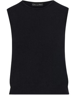 Oscar de la Renta Sleeveless Top - Black