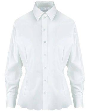 Contessa Mills Doll Oxford Shirt - White