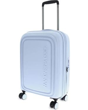 Mandarina Duck Logoduck Embossed Suitcases - Blue
