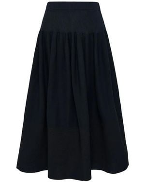 CFCL Pleated Midi Skirt - Blue