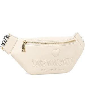 Love Moschino Marsupio Con Ricamo - Neutro