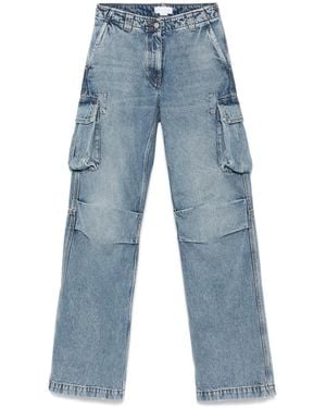 Stella McCartney ストレート カーゴジーンズ - ブルー