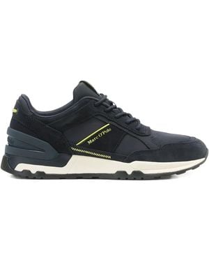 Marc O' Polo Sneakers Met Logoprint - Zwart