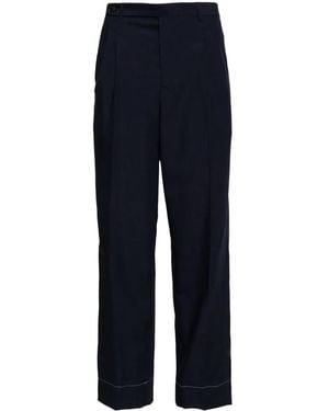Brioni Straight-Leg Trousers - Blue