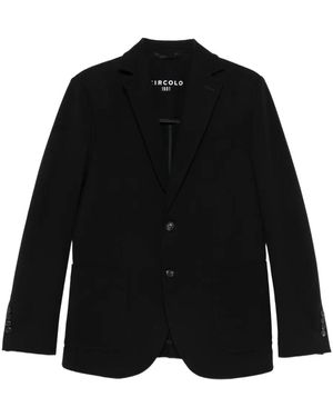 Circolo 1901 Two-Button Patch-Pocket Blazer - Black