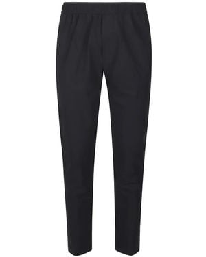 Pmds Steve Logo-Patch Elasticated-Waist Pants - Blue