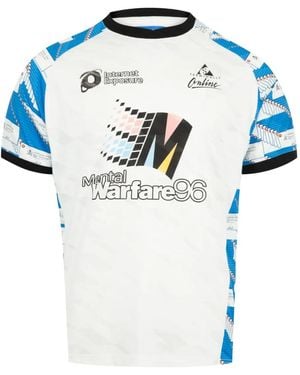 Market Graphic-Print T-Shirt - Blue