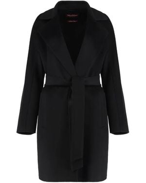 Max Mara Belted Coats - Black
