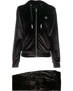Philipp Plein ベルベット パンツ - ブラック