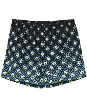 CASABLANCA Costume Da Bagno Con Monogramma - Verde