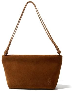 Proenza Schouler Bond Suede Shouler Bag - Brown