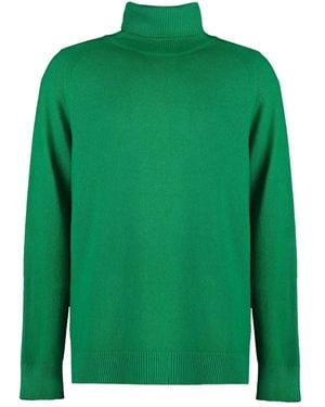 Malo Maglione A Collo Alto - Verde