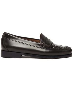 G.H. Bass & Co. Weejuns Penny Weave Loafers - White