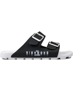 John Richmond Sandali Con Doppia Fibbia - Nero
