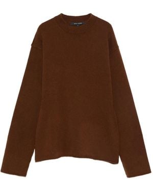 Sofie D'Hoore Jersey con cuello redondo - Marrón