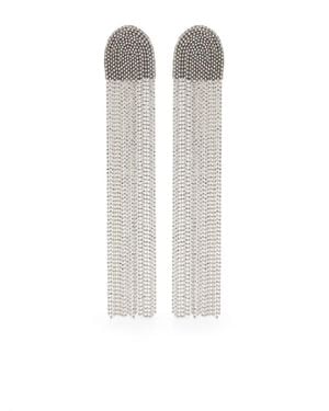 Fabiana Filippi Drop-Design Earrings - White
