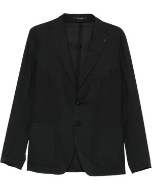 Tagliatore Single-Breasted Blazer - Black