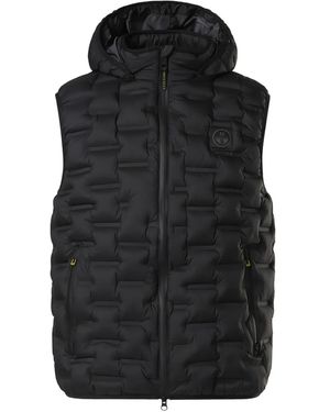 North Sails Laser Hooded Quilted Gilet - Black