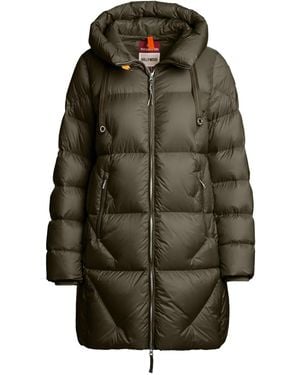 Parajumpers Hooded Quilted Coat - Green